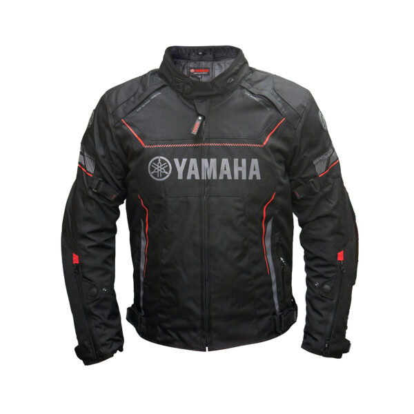 Chaqueta de Moto Manitoba Hombre Winter Negro/Rojo