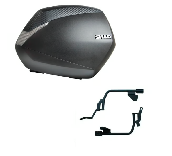 Maleta de moto Lateral Shad Carbono (par)